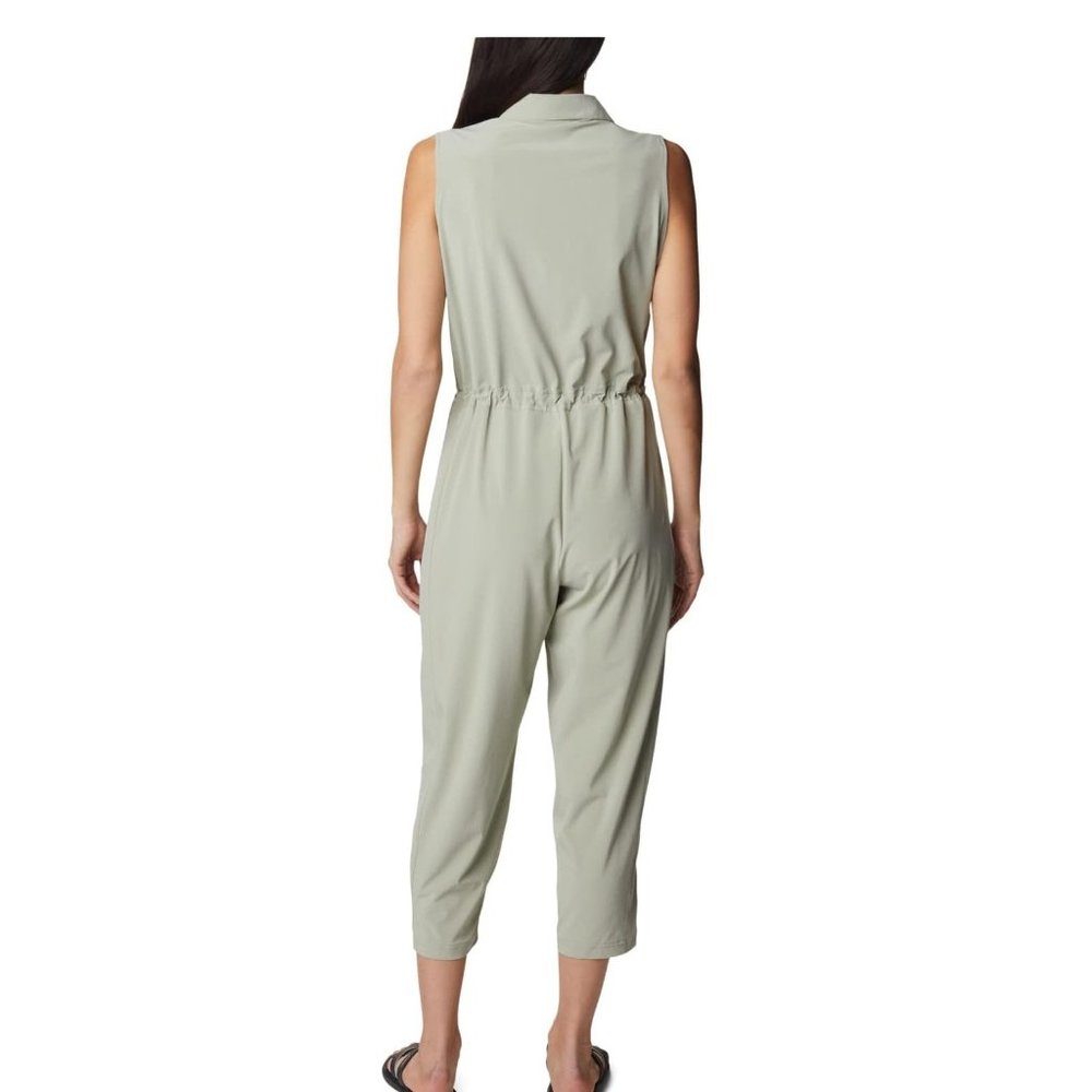 NWT Columbia Women's Anytime Flex Romper Safari Green Plus Size 3X $100 A517 - Picture 3 of 5